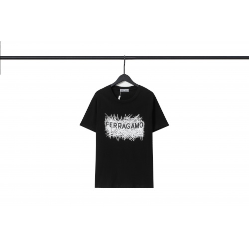 Salvatore Ferragamo T-Shirts Short Sleeved For Men #1023668