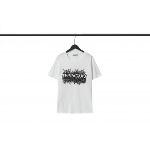 Salvatore Ferragamo T-Shirts Short Sleeved For Men #1023669