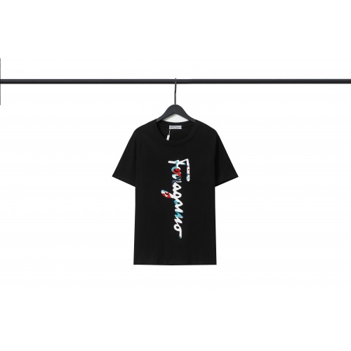 Salvatore Ferragamo T-Shirts Short Sleeved For Men #1023670