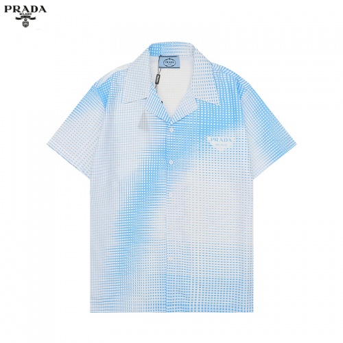 Prada Shirts Short Sleeved For Men #1023714 $36.00 USD, Wholesale Replica Prada Shirts