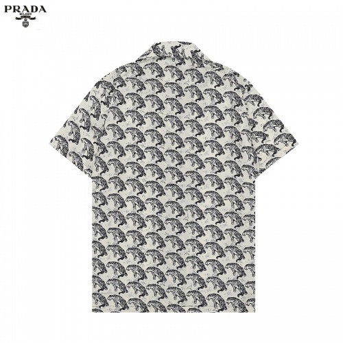 Replica Prada Shirts Short Sleeved For Men #1023715 $36.00 USD for Wholesale