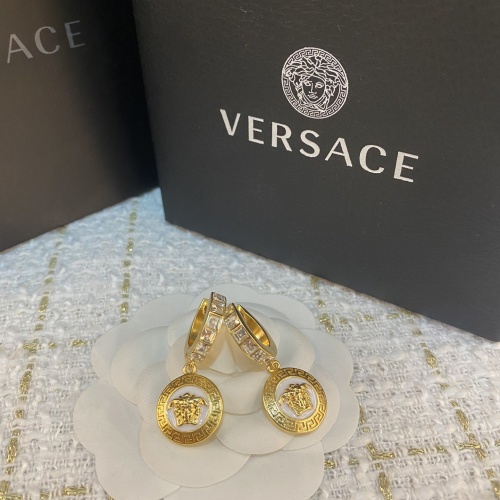 Replica Versace Earrings For Women #1023753 $27.00 USD for Wholesale