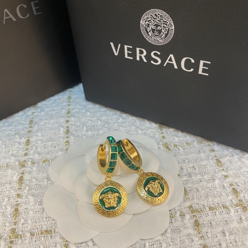 Replica Versace Earrings For Women #1023754 $27.00 USD for Wholesale