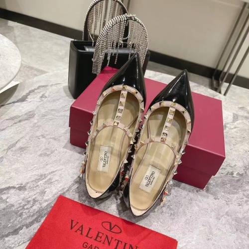 Replica Valentino Flat Shoes For Women #1024336 $92.00 USD for Wholesale