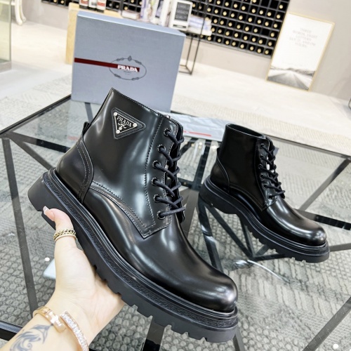 Replica Prada Boots For Men #1024655 $162.00 USD for Wholesale