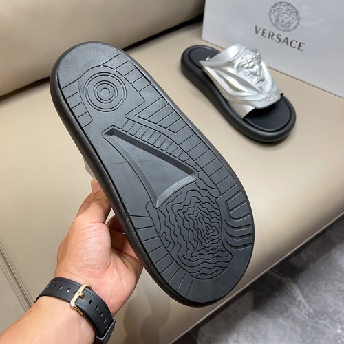 Replica Versace Slippers For Men #1024845 $45.00 USD for Wholesale
