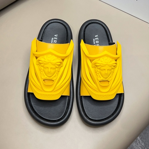 Replica Versace Slippers For Men #1024847 $45.00 USD for Wholesale