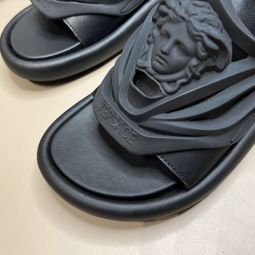 Replica Versace Slippers For Men #1024850 $45.00 USD for Wholesale