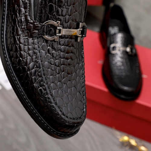 Replica Salvatore Ferragamo Leather Shoes For Men #1024882 $82.00 USD for Wholesale