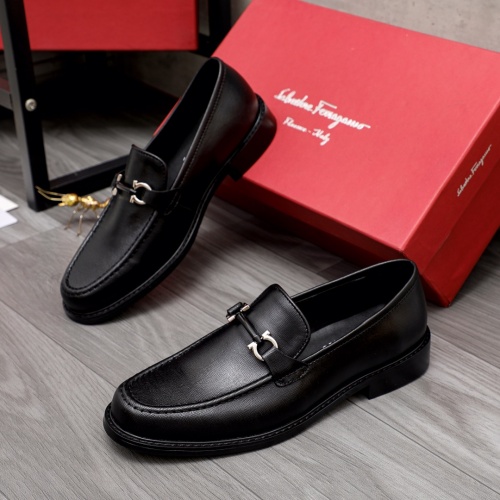 Salvatore Ferragamo Leather Shoes For Men #1024889 $82.00 USD, Wholesale Replica Salvatore Ferragamo Leather Shoes