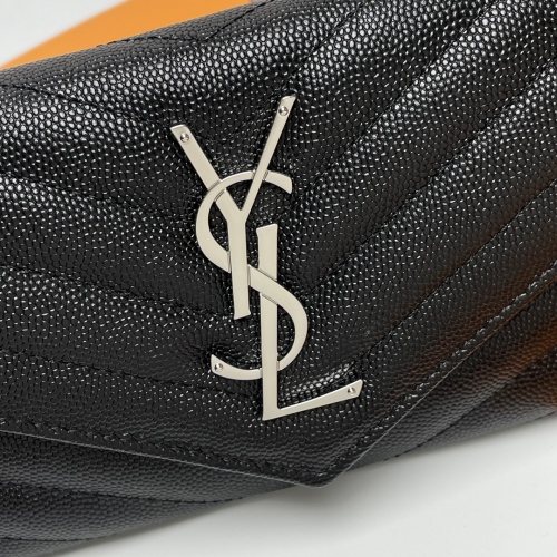 Replica Yves Saint Laurent AAA Quality Wallets For Women #1025143 $105.00 USD for Wholesale