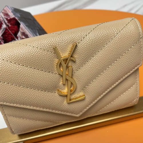 Replica Yves Saint Laurent AAA Quality Wallets For Women #1025151 $82.00 USD for Wholesale