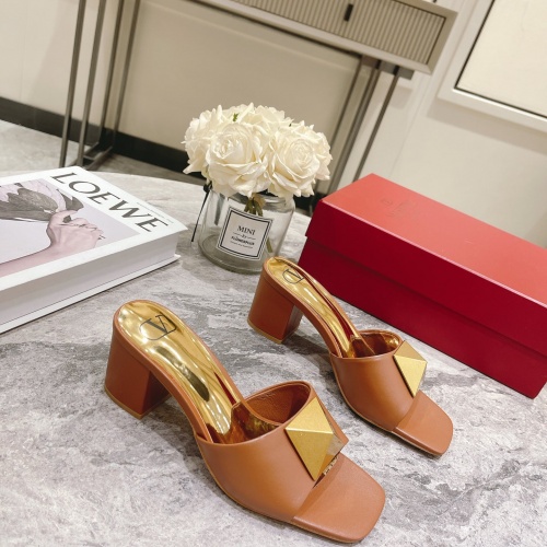 Replica Valentino Slippers For Women #1025399 $88.00 USD for Wholesale