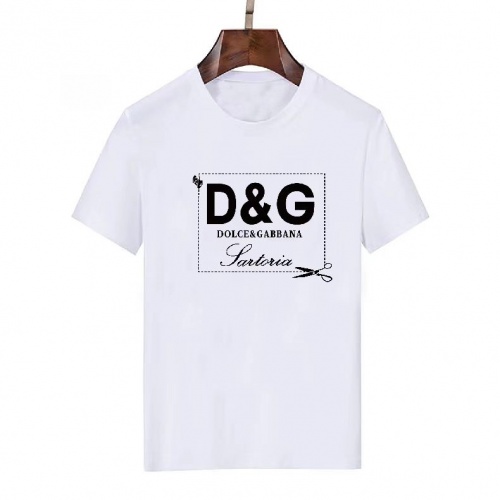 Dolce &amp; Gabbana D&amp;G T-Shirts Short Sleeved For Men #1025504 $23.00 USD, Wholesale Replica Dolce &amp; Gabbana D&amp;G T-Shirts