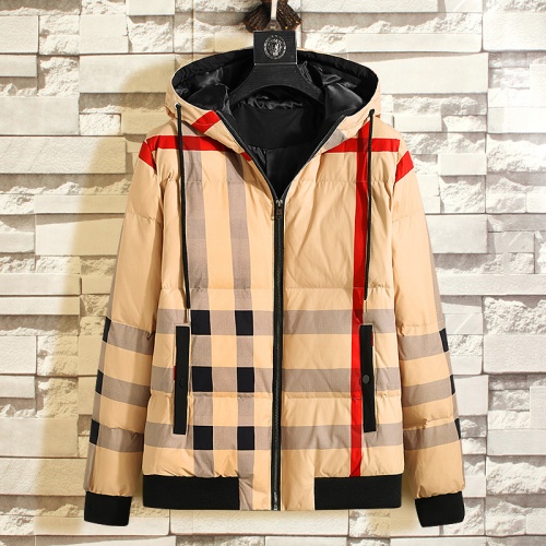 Burberry Down Feather Coat Long Sleeved For Men #1025549 $108.00 USD, Wholesale Replica Burberry Down Feather Coat