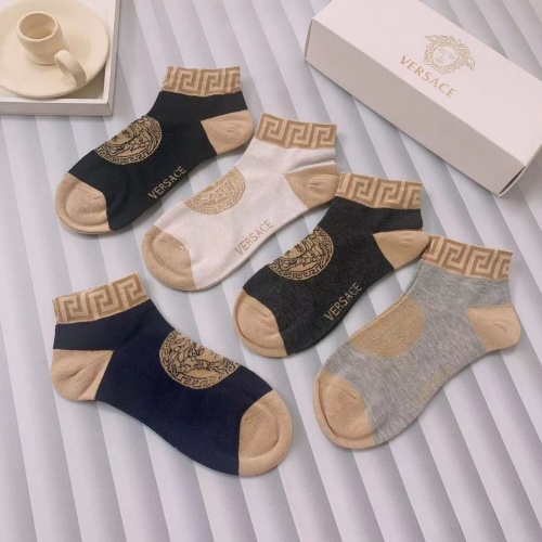 Replica Versace Socks #1025944 $27.00 USD for Wholesale