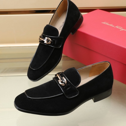 Salvatore Ferragamo Leather Shoes For Men #1026020 $125.00 USD, Wholesale Replica Salvatore Ferragamo Leather Shoes