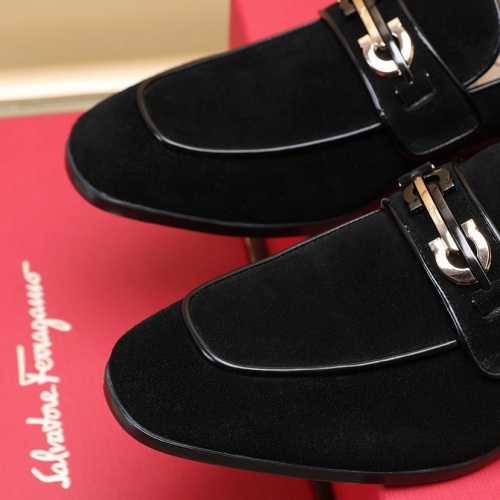 Replica Salvatore Ferragamo Leather Shoes For Men #1026020 $125.00 USD for Wholesale