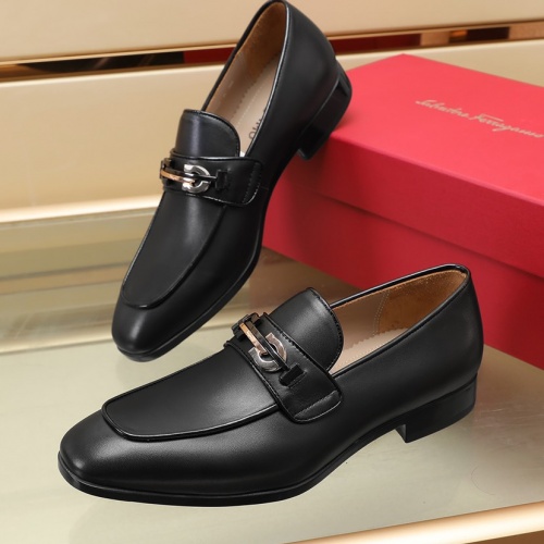 Salvatore Ferragamo Leather Shoes For Men #1026021 $125.00 USD, Wholesale Replica Salvatore Ferragamo Leather Shoes