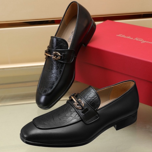 Salvatore Ferragamo Leather Shoes For Men #1026026 $125.00 USD, Wholesale Replica Salvatore Ferragamo Leather Shoes