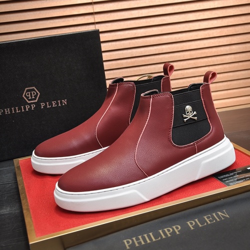 Philipp Plein PP High Tops Shoes For Men #1026178 $88.00 USD, Wholesale Replica Philipp Plein PP High Tops Shoes