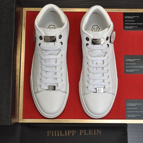 Replica Philipp Plein PP High Tops Shoes For Men #1026275 $88.00 USD for Wholesale