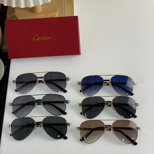 Replica Cartier AAA Quality Sunglassess #1026341 $45.00 USD for Wholesale