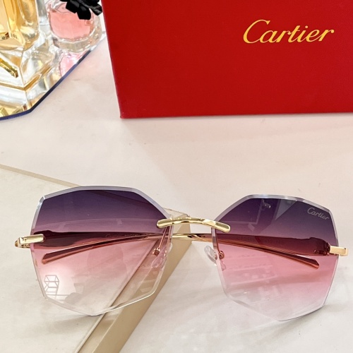 Cartier AAA Quality Sunglassess #1026349