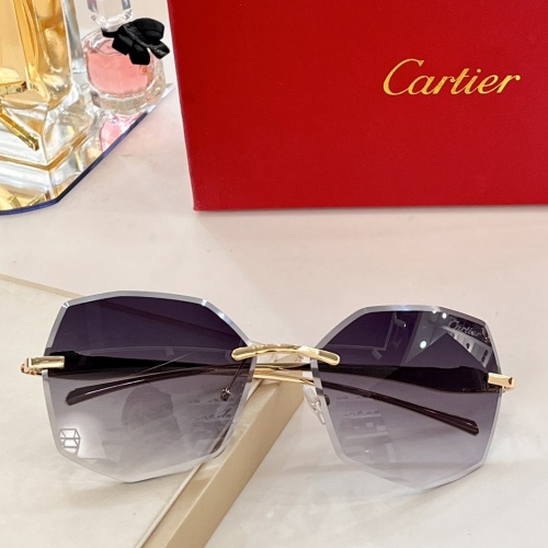 Cartier AAA Quality Sunglassess #1026356 $48.00 USD, Wholesale Replica Cartier AAA Quality Sunglassess