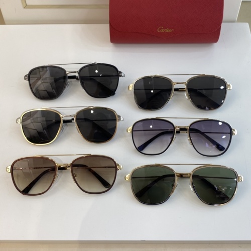 Replica Cartier AAA Quality Sunglassess #1026368 $68.00 USD for Wholesale