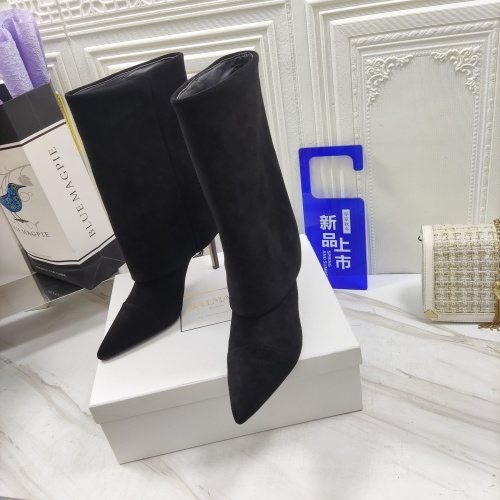 Replica Balmain Boots For Women #1026838 $158.00 USD for Wholesale