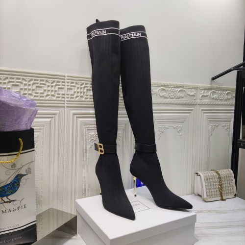 Replica Balmain Boots For Women #1026843 $122.00 USD for Wholesale