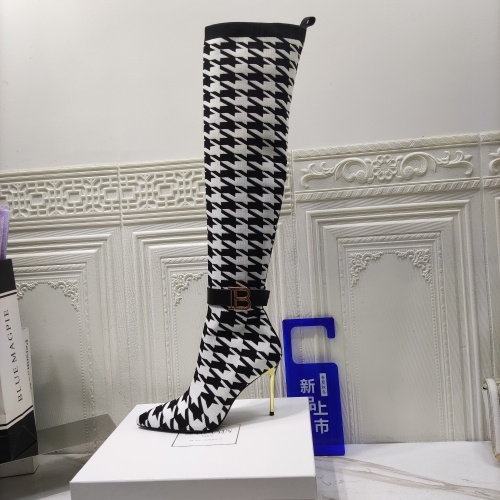 Replica Balmain Boots For Women #1026844 $122.00 USD for Wholesale