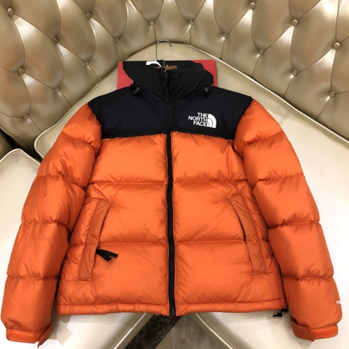 The North Face Down Feather Coat Long Sleeved For Unisex #1026875 $125.00 USD, Wholesale Replica The North Face Down Feather Coat