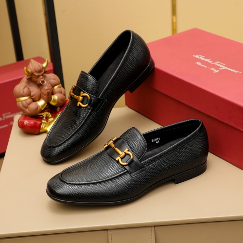 Salvatore Ferragamo Leather Shoes For Men #1026905 $80.00 USD, Wholesale Replica Salvatore Ferragamo Leather Shoes