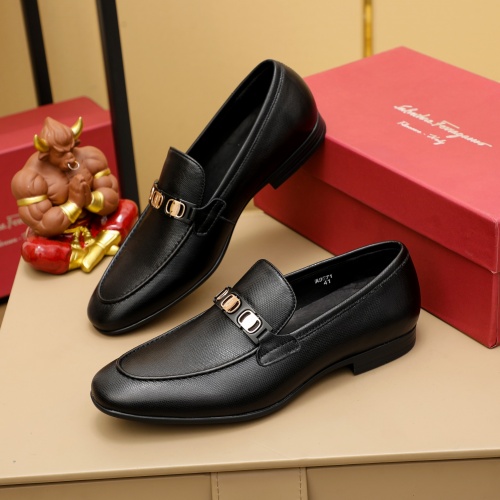 Salvatore Ferragamo Leather Shoes For Men #1026909 $80.00 USD, Wholesale Replica Salvatore Ferragamo Leather Shoes