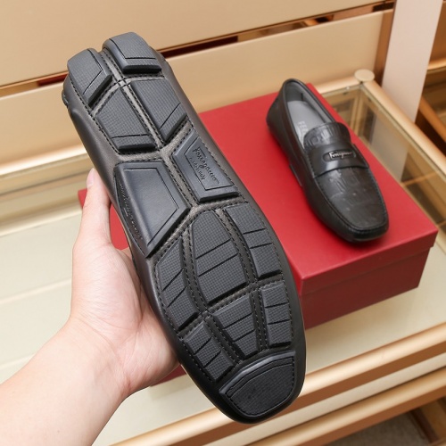 Replica Salvatore Ferragamo Leather Shoes For Men #1027040 $100.00 USD for Wholesale