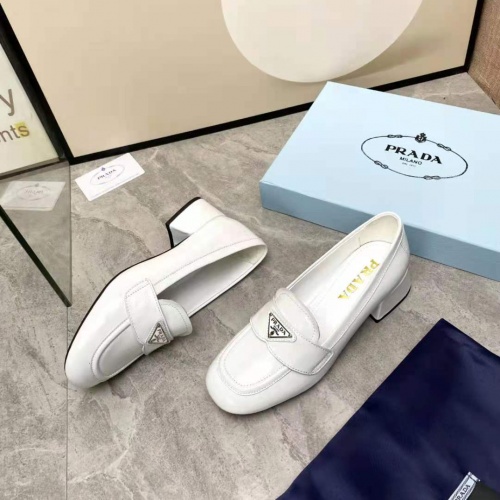 Prada High-heeled Shoes For Women #1027096 $85.00 USD, Wholesale Replica Prada High-heeled Shoes