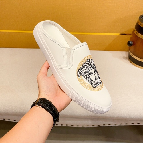 Replica Versace Slippers For Men #1027146 $64.00 USD for Wholesale