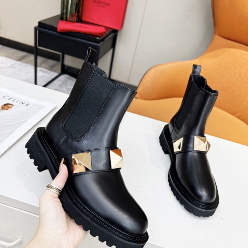 Replica Valentino Boots For Women #1027317 $102.00 USD for Wholesale