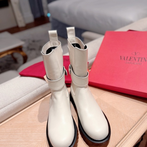 Replica Valentino Boots For Women #1027331 $100.00 USD for Wholesale
