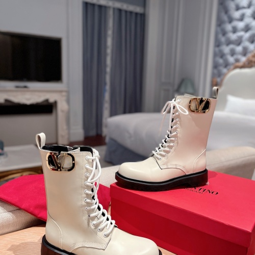 Replica Valentino Boots For Women #1027338 $105.00 USD for Wholesale