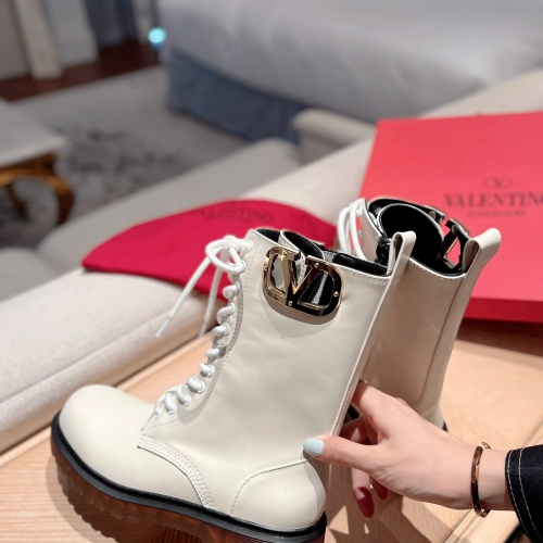 Replica Valentino Boots For Women #1027338 $105.00 USD for Wholesale