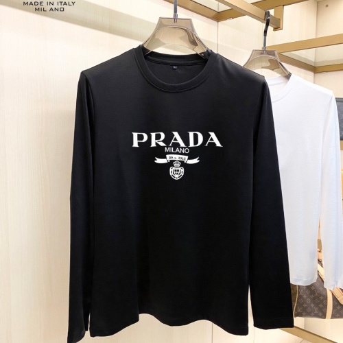 Prada T-Shirts Long Sleeved For Men #1027392