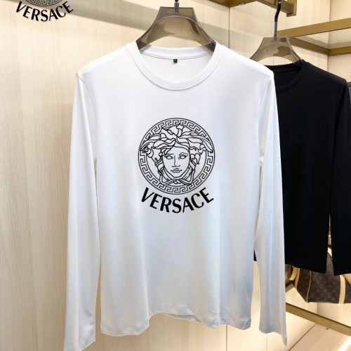 Versace T-Shirts Long Sleeved For Men #1027396 $34.00 USD, Wholesale Replica Versace T-Shirts