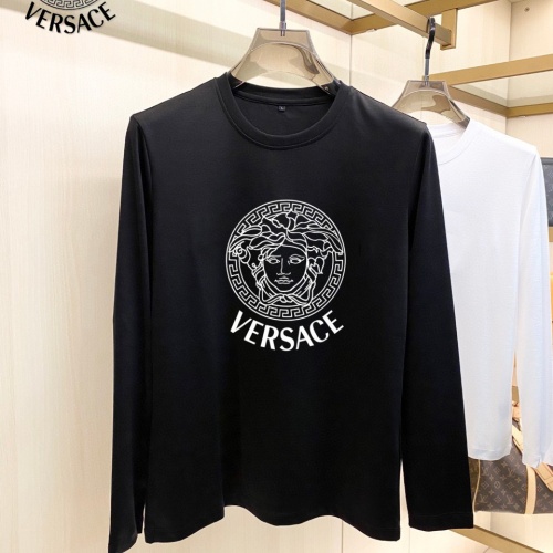 Versace T-Shirts Long Sleeved For Men #1027398 $34.00 USD, Wholesale Replica Versace T-Shirts