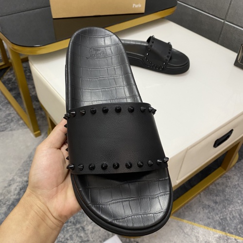 Replica Christian Louboutin CL Slippers For Men #1027400 $80.00 USD for Wholesale