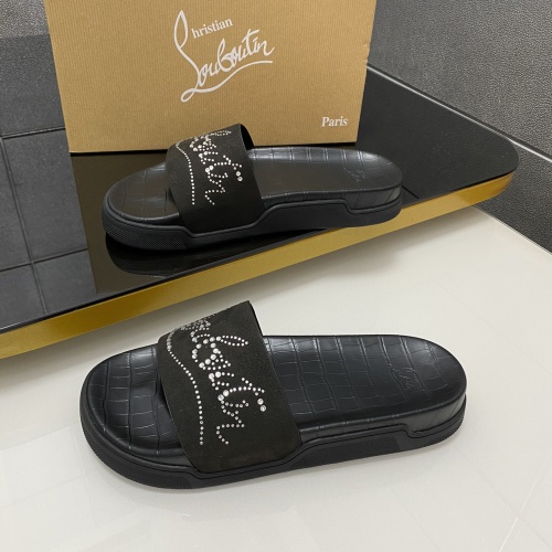 Replica Christian Louboutin CL Slippers For Men #1027401 $80.00 USD for Wholesale