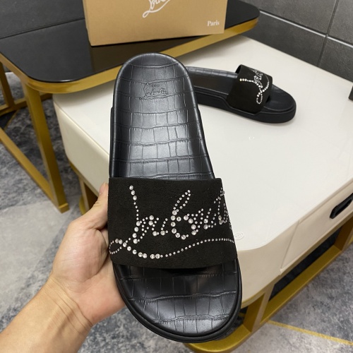 Replica Christian Louboutin CL Slippers For Men #1027401 $80.00 USD for Wholesale