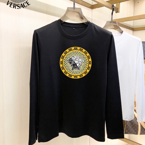 Versace T-Shirts Long Sleeved For Men #1027402 $34.00 USD, Wholesale Replica Versace T-Shirts